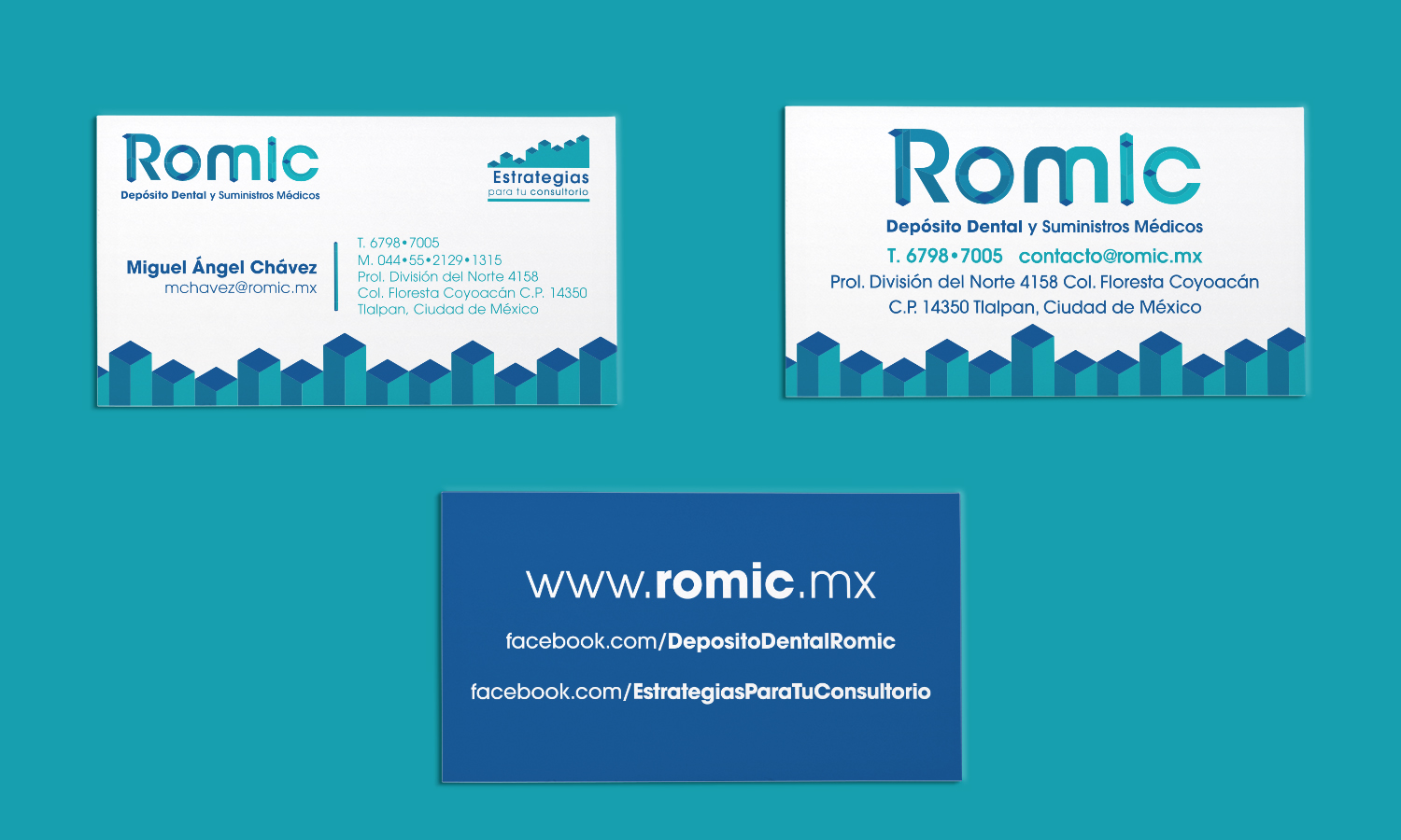 Tarjetas de presentación Romic