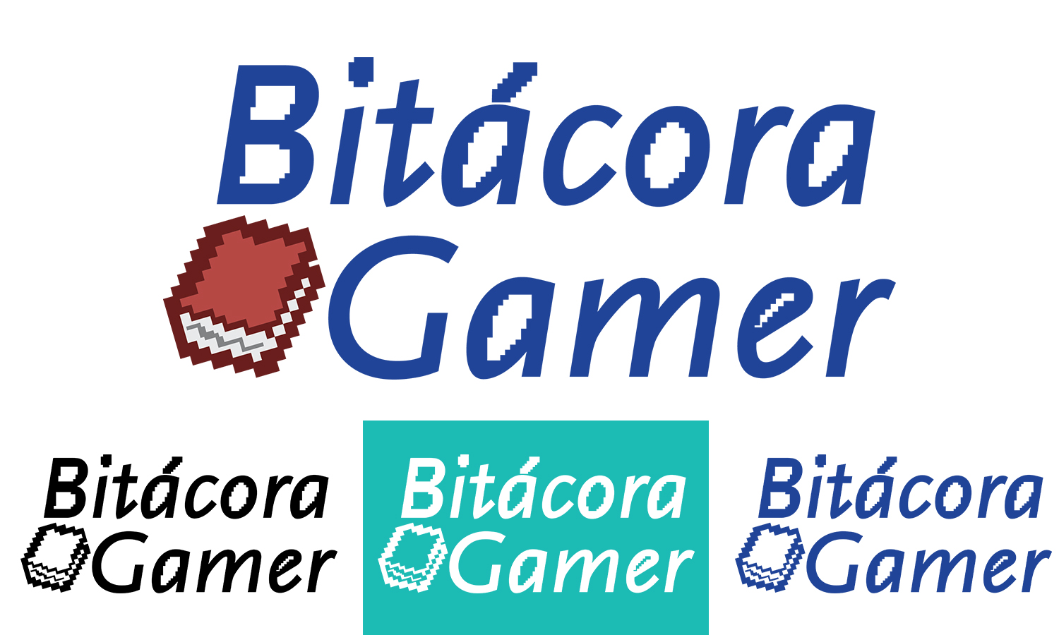 Variantes de logo Bitácora Gamer