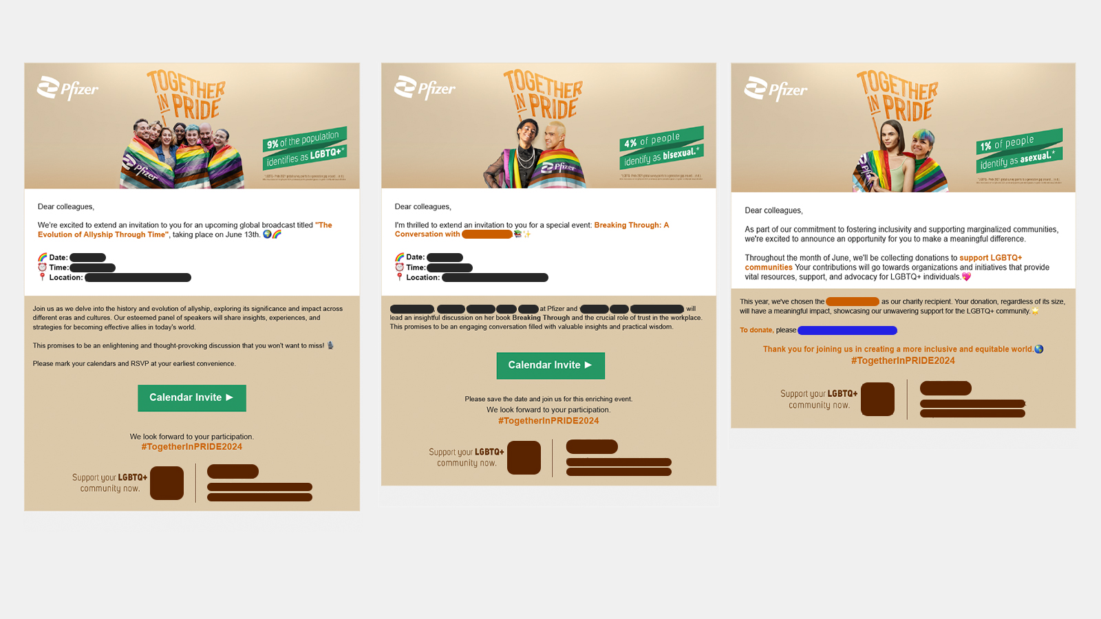 Diseños Inicales 3 plantillas creadas para correo
